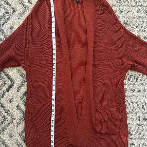 Universal Thread Rust Orange Cardigan Sweater - Picture 6 of 8